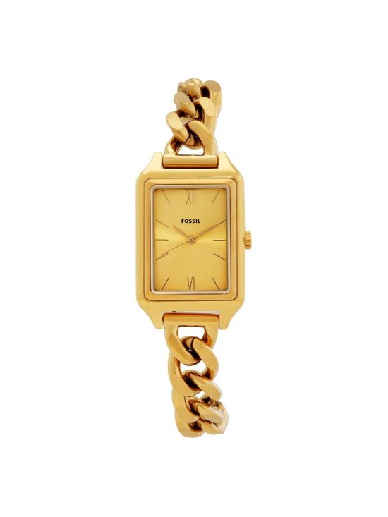 NWT Fossil Raquel Quartz Gold Dial Ladies Watch